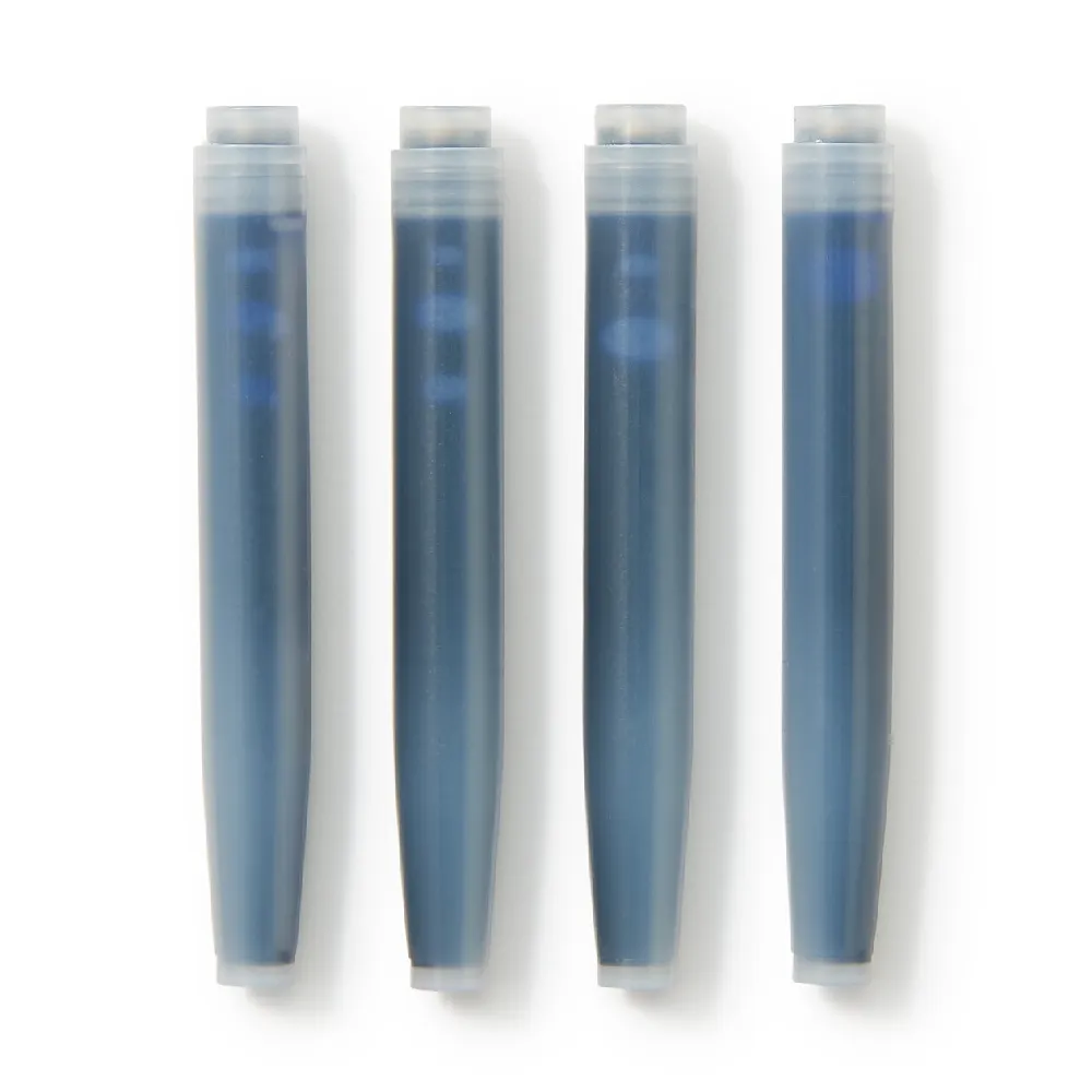 【MUJI 無印良品】聚碳酸酯鋼筆用替芯.藍黑