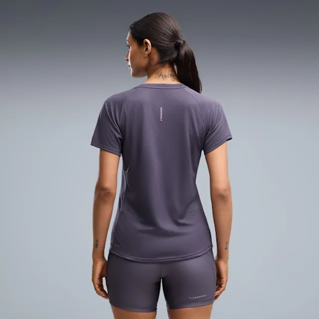 【PUMA】短袖上衣 女 歐規 Velocity Poly 深藍 52657894