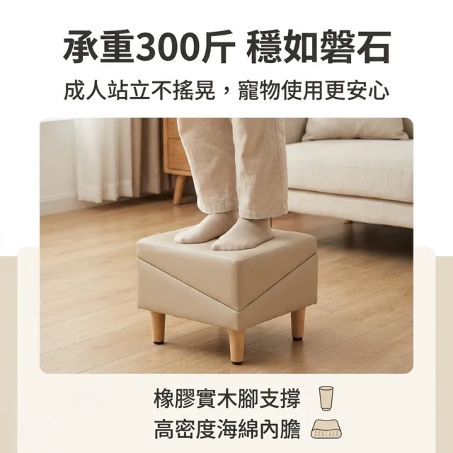 【IPSKY】多功能寵物爬梯椅凳 寵物樓梯 寵物爬梯 可摺疊台階 二合一 防滑耐磨 寵物斜坡 狗狗樓梯 寵物階梯