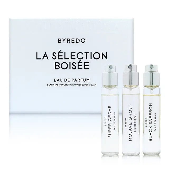 【BYREDO】La S☆lection Bois☆e 禮盒 12mlx3 (莫哈維之影/ 北國之春/黑色蕃紅花)