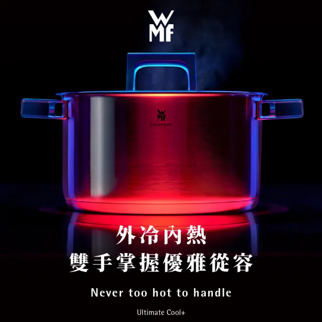 【WMF】義大利製 Ultimate Cool 不鏽鋼高身湯鍋 24cm 5.7L IH爐/電磁爐/瓦斯爐適用