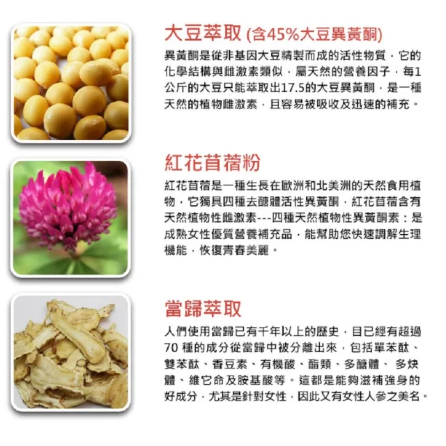 【草本之家】豐采大豆異黃酮膠囊1入組60粒/入(泰國葛根.山藥.紅花苜蓿.當歸)