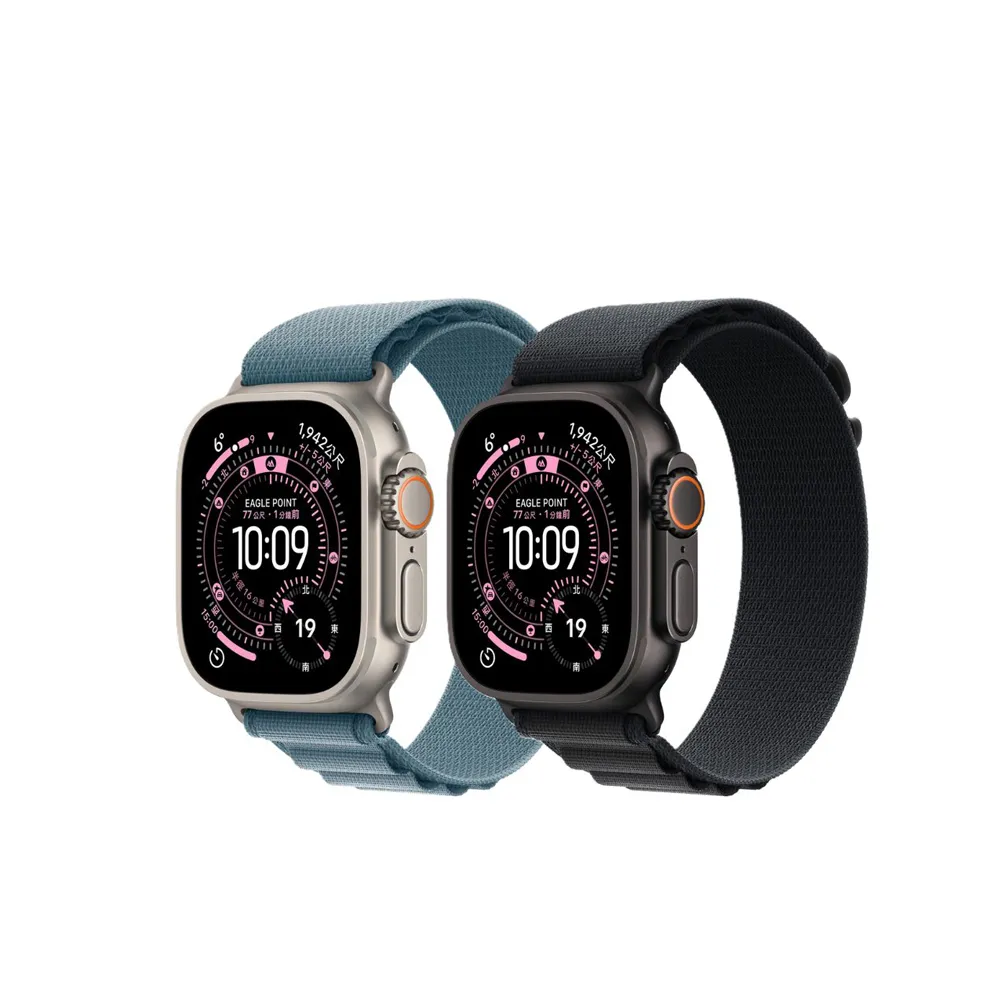 【Apple】Apple Watch Ultra 3 GPS+行動網路 49mm(鈦金屬錶殼+高山錶環)