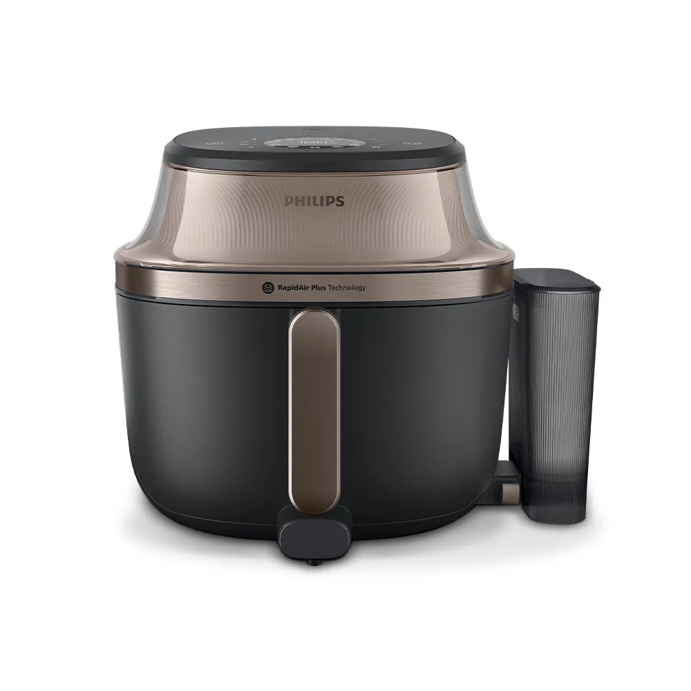 【Philips 飛利浦】抽UX20戰鬥陀螺_星視界Plus透視蒸氣海星氣炸鍋7.2L_NA547/07