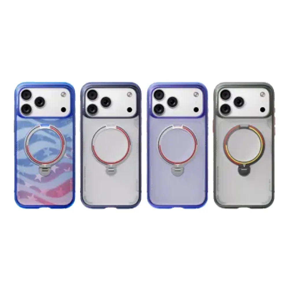 【TORRAS 圖拉斯】Ostand Q3 Air 足球系列 iPhone 17系列 旋轉支架防摔氣囊手機殼