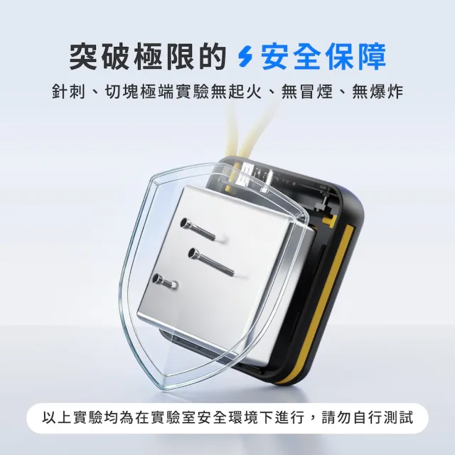 【Philips 飛利浦】DLP9221S 10000mAh GoodCube 22.5W多合一磁吸自帶線半固態行動電源(38.5Wh_具Wh標示)