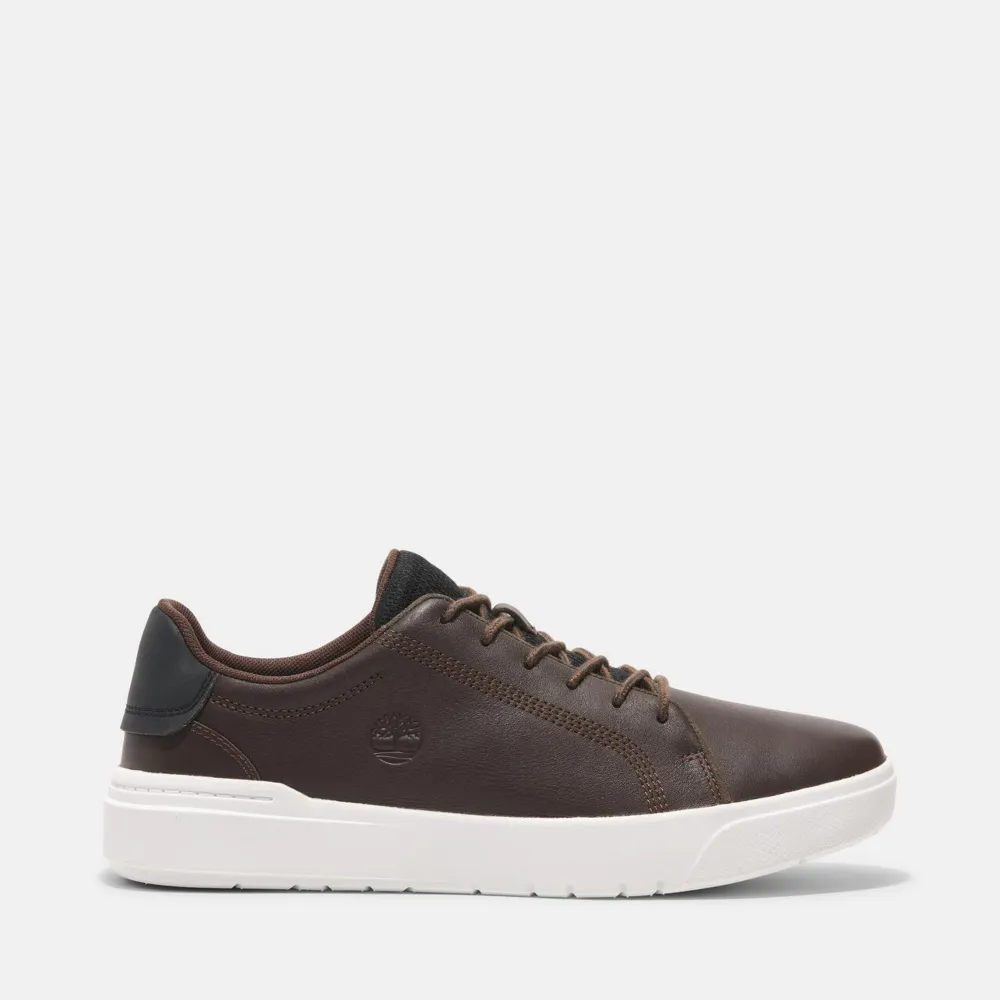 【Timberland】男款深棕色低筒休閒鞋(A41F7W01)