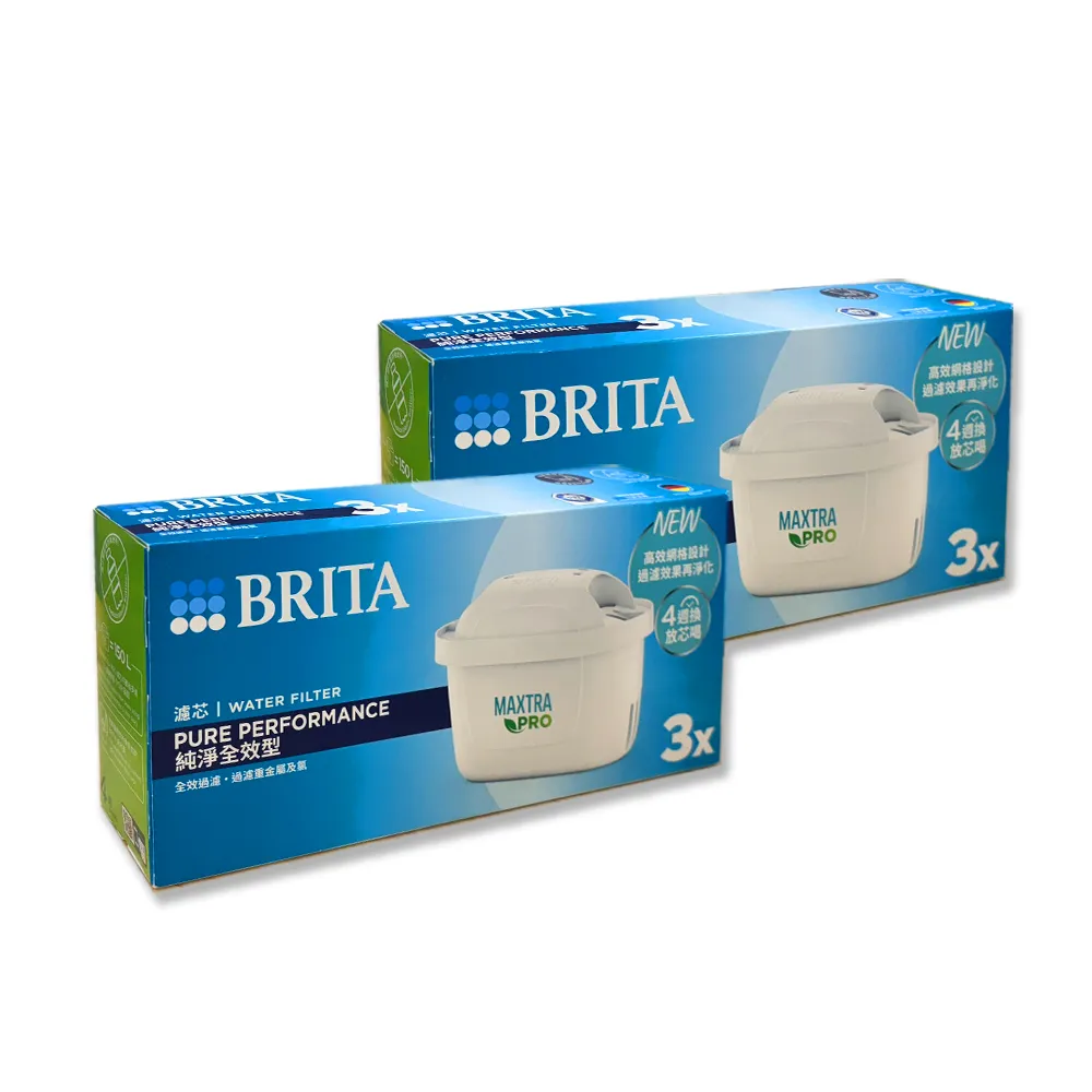 【BRITA】MAXTRA PRO濾芯-純淨全效型(6入裝)