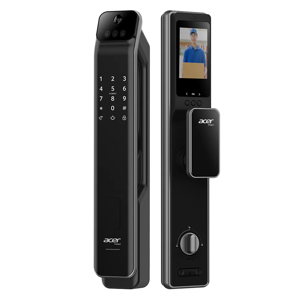 【Acer Gadget】碁智鎖 ODL103(高階電子鎖 貓眼/掌靜脈/人臉/指紋/密碼/悠遊卡/感應卡/鑰匙)