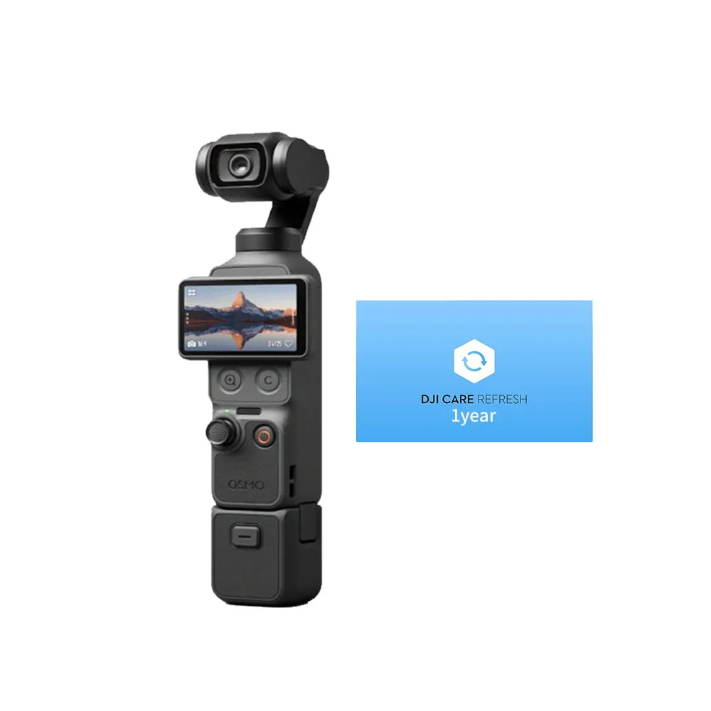 【DJI】OSMO POCKET 4標準套裝+1年版Care 手持口袋攝影機/相機 ｜旗艦高畫質｜多款底片濾鏡