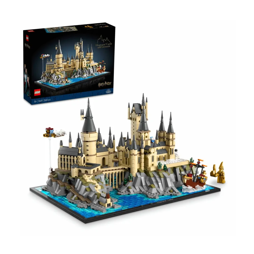 【LEGO 樂高】哈利波特系列 76419 霍格華茲城堡和土地(Hogwarts Castle and Grounds 魔法 積木)