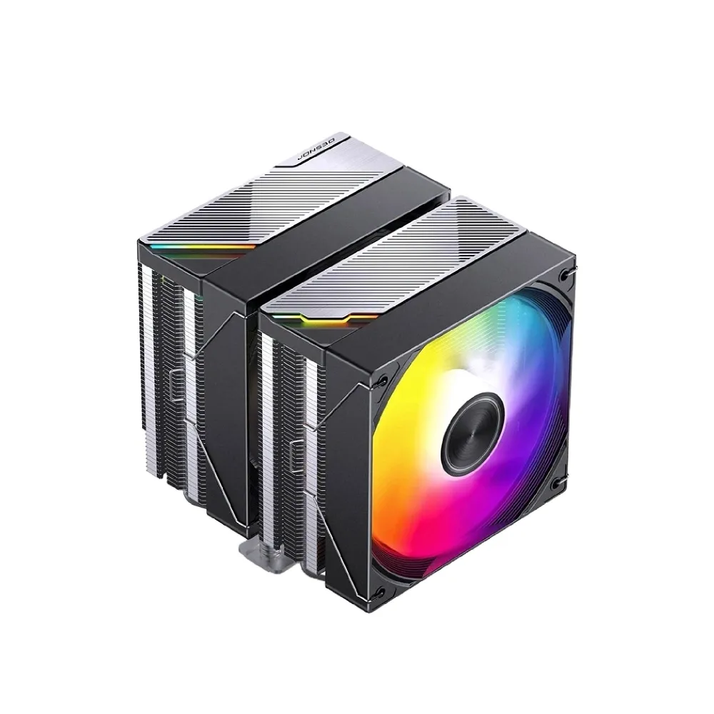 【JONSBO 喬思伯】CA80 CPU散熱器 TDP:260W 3年保(雙塔/第3代逆重力6導管/燙金頂蓋/ARGB/靜音)