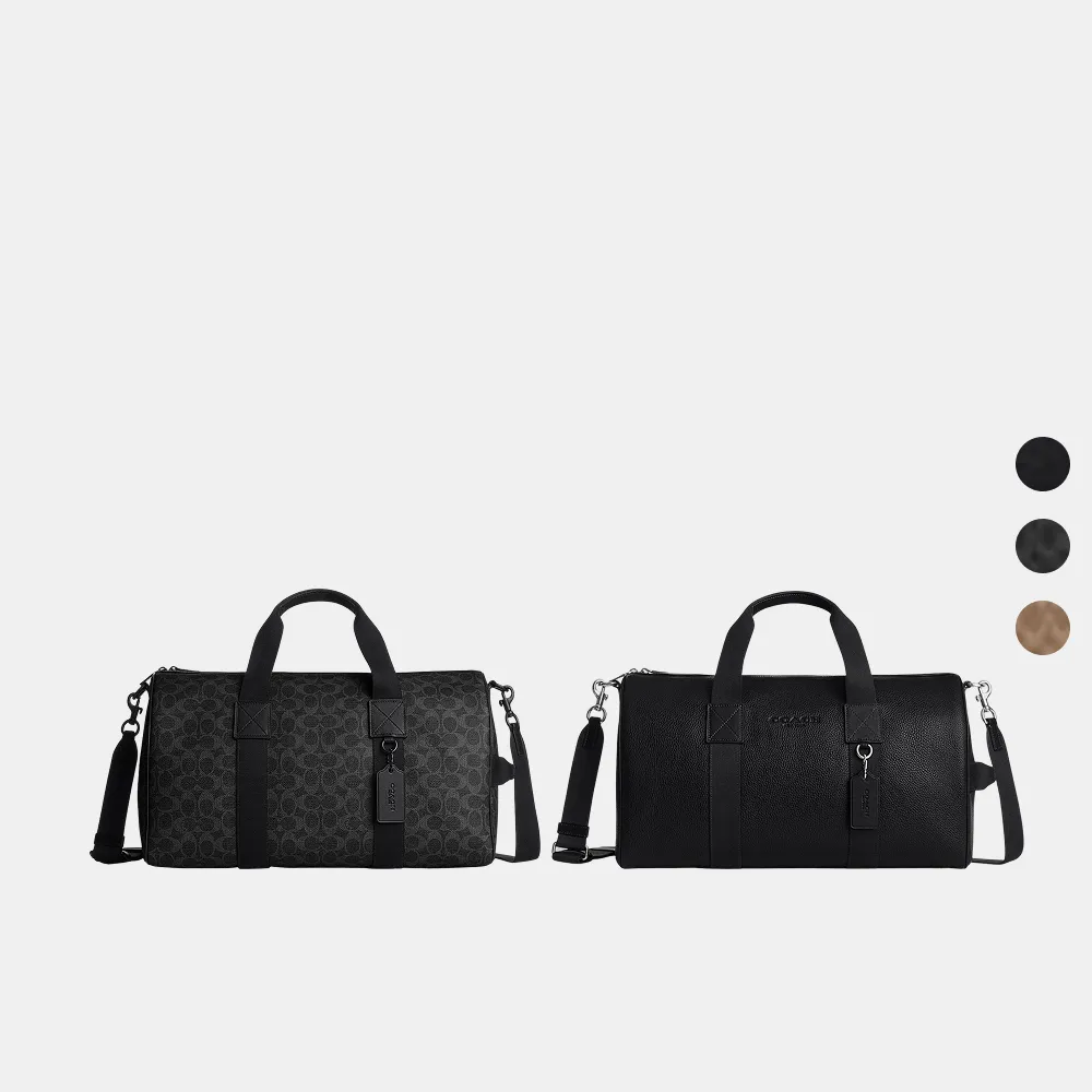 【COACH】蔻馳官方直營 EXPLORER 45 行李袋 旅行袋 斜背包-多色任選(CET52/CET53)