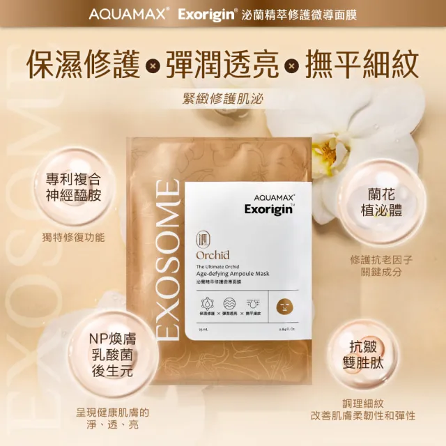 【AQUAMAX 奧科美氏】植泌體明星亮白舒緩修護面膜17片組(保濕/亮白/緊緻/積雪草/油水平衡)