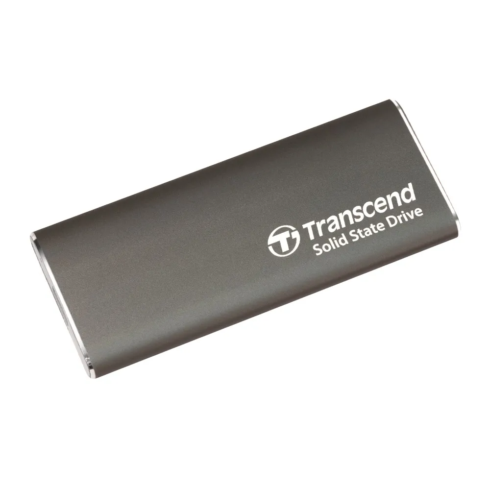 【Transcend 創見】ESD265C 500GB USB3.2/Type C 雙介面外接SSD行動固態硬碟-玄鐵灰(TS500GESD265C)