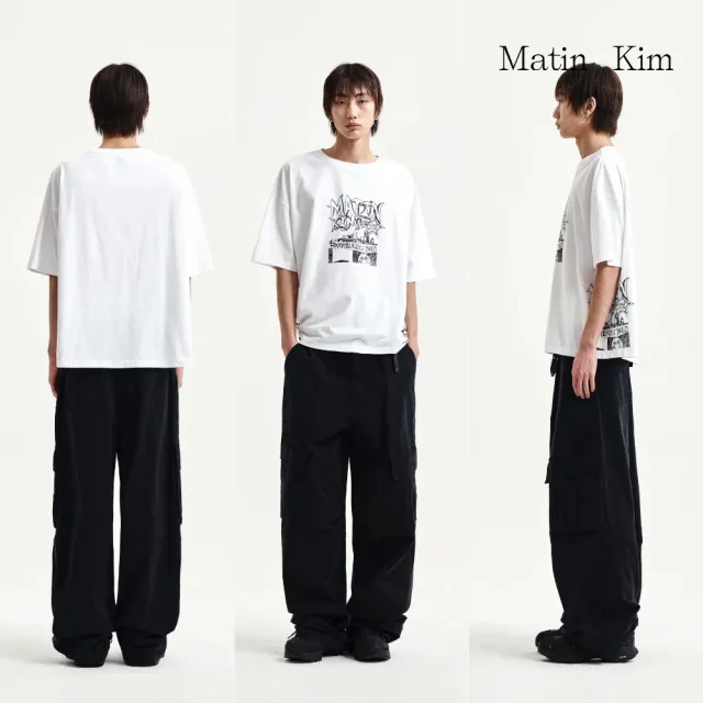 【MATIN KIM】官方旗艦復古塗鴉印花上衣(多款可選)