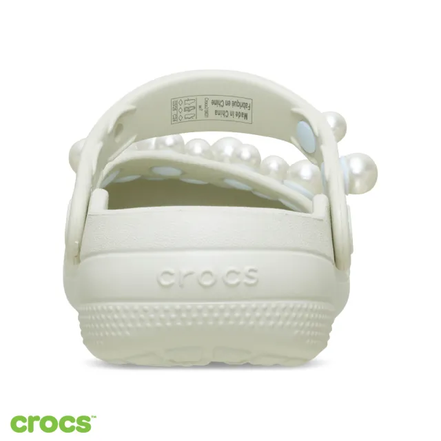 【Crocs】女鞋  經典優雅珍珠芭蕾鞋  洞洞鞋 亞麻色(215631-0HZ)