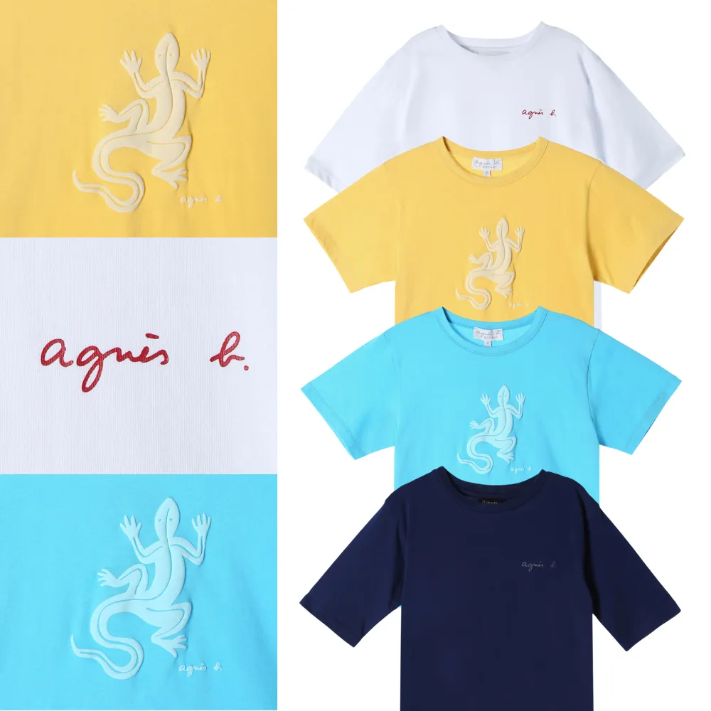 【agnes b.】童裝 棉質 logoT恤 多款任選