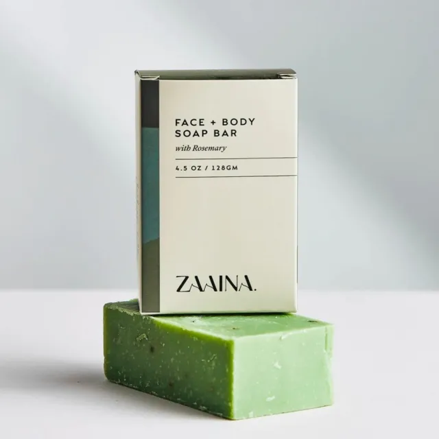 ZAAINA 薩伊娜迷迭香茶樹花香手工皂 4.5oz
