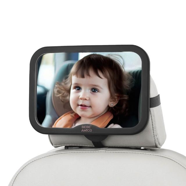 【BEBE Amico】360°車用廣角寶寶觀察後視鏡