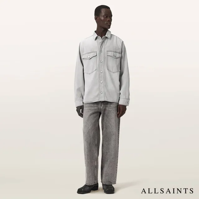 【ALLSAINTS】ALBIN 天絲混紡仿舊丹寧襯衫 M067SF(寬鬆版型)