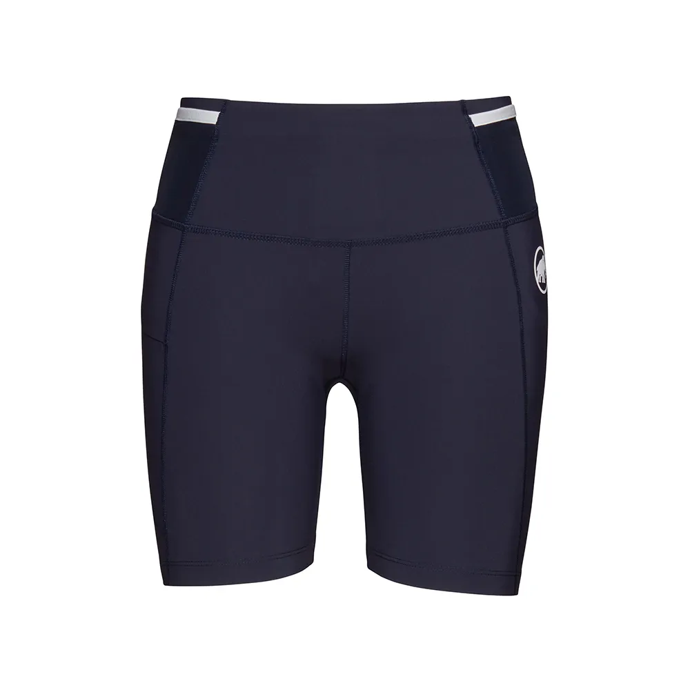 【Mammut 長毛象官方直營】Eiger Speed Short Tights W 極限艾格彈性緊身短褲 夜藍 女款 #1023-00890