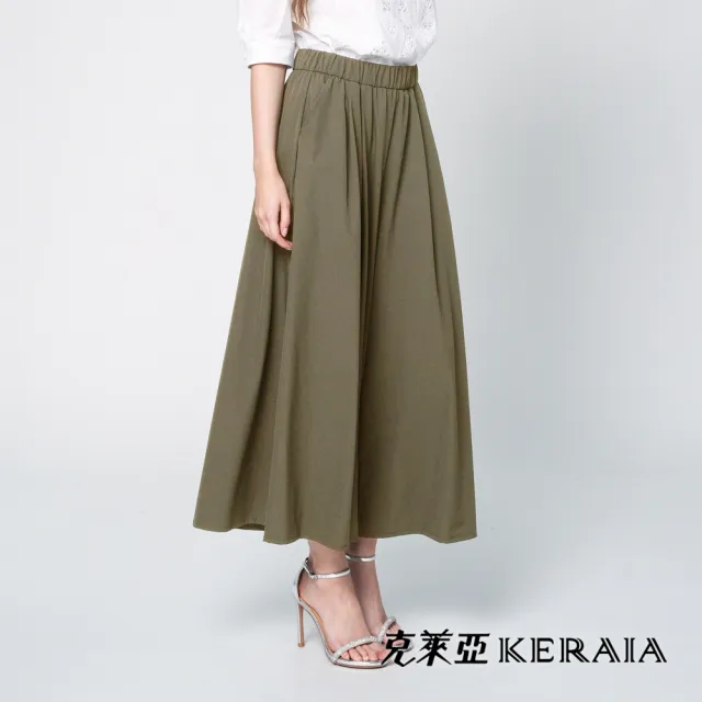 【KERAIA 克萊亞】沁涼旋律速乾彈性涼感褲(兩款；多色)