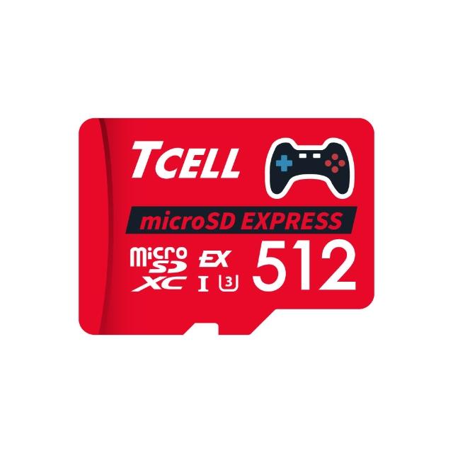 【TCELL 冠元】microSD Express 512GB遊戲專用記憶卡(Switch2可用)