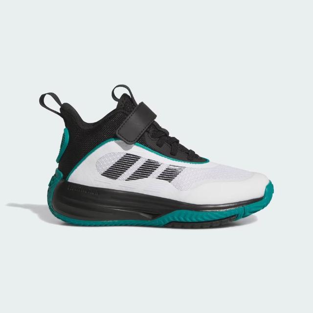 【adidas 愛迪達】Ownthegame 3.0 K 大童 運動休閒鞋 透氣 緩震 流行 黑白(JQ7940)
