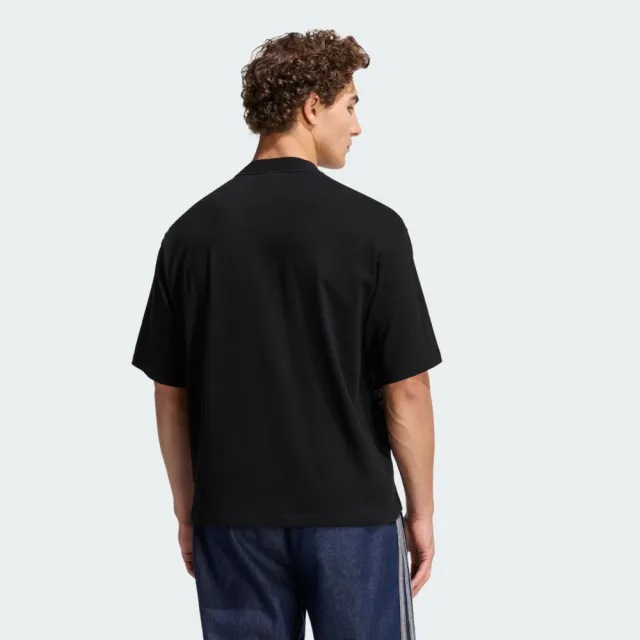 【adidas 愛迪達】Duck Gfx Tee 男女 T恤 運動上衣 休閒短袖 亞版 純棉 印花 黑(KG6438)