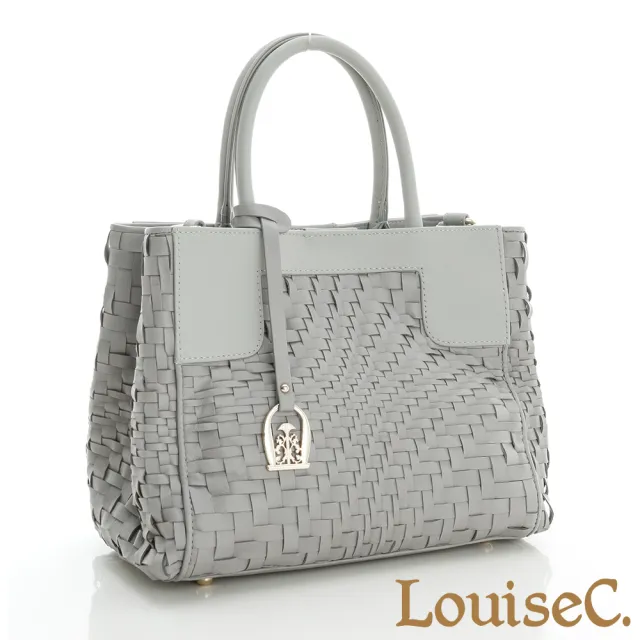 【LouiseC.】雙11 Tree House 羊皮 手工編織 經典中型托特TOTE 手提斜背真皮方包 7色 73L05-0001A
