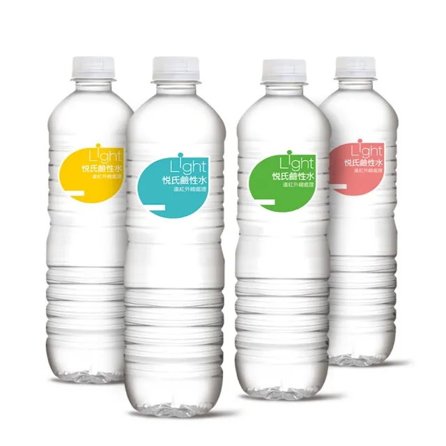 【悅氏】light鹼性水600mlx3箱(共72入)