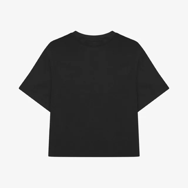 【Bread & Boxers】Heavy T shirt 女款 率性寬版純棉T恤 - 黑