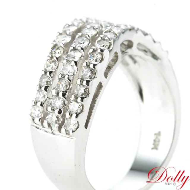 【DOLLY】買一送一 14K金 天然鑽石0.80克拉F/VS求婚戒指 高級訂製珠寶 奢華質感 浪漫送禮