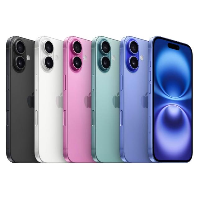 【Apple】A+級福利品 iPhone 16 128G 6.1吋(贈充電線+玻璃貼+透明殼)