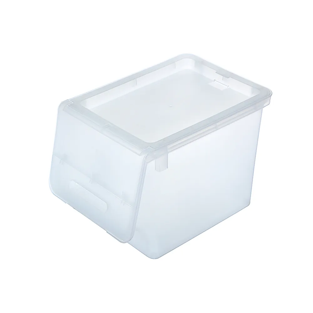 【KEYWAY 聯府】面寬30-夏日直取式整理箱30L-3入(霧透 收納箱 日式 無印風 MIT台灣製造)