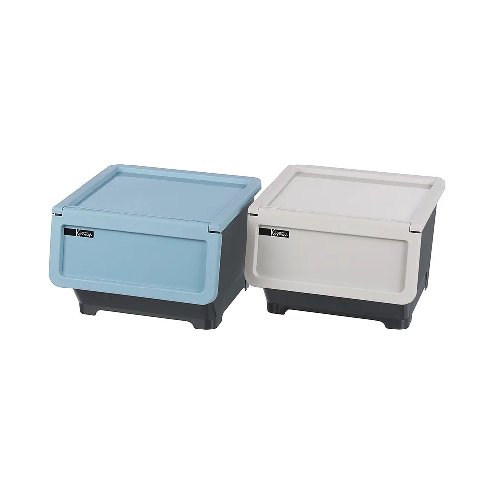 【KEYWAY 聯府】面寬36-布里安直取式收納箱20L-3入(整理箱 置物箱 MIT台灣製造)