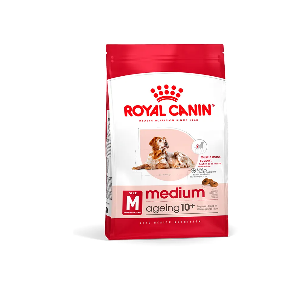 【ROYAL 法國皇家】中型老犬10+歲 M+10 3KG(狗乾糧 狗飼料)