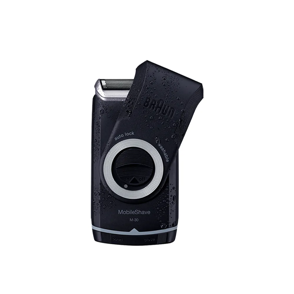 【BRAUN 百靈】M系列電池式輕便電動刮鬍刀/電鬍刀(M30)