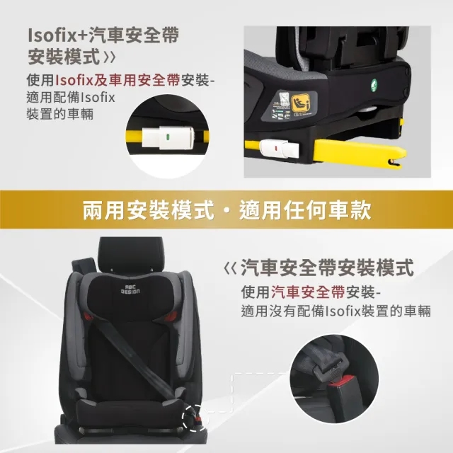【ABC Design】Foldie 成長型折疊汽座(3-12歲 成長型汽座首選)