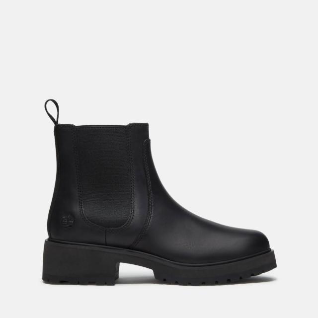 【Timberland】女款黑色切爾西靴(A2KC7W02)