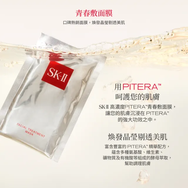 【SK-II】官方直營 青春面膜寵粉組(青春敷面膜6+6片/禮盒/保濕)