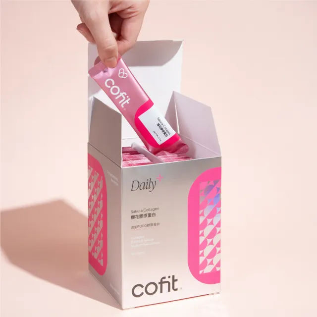 【Cofit】櫻花膠原蛋白 純度95%以上 無腥味好入口 養顏美容 青春美麗(30包/盒)3入組