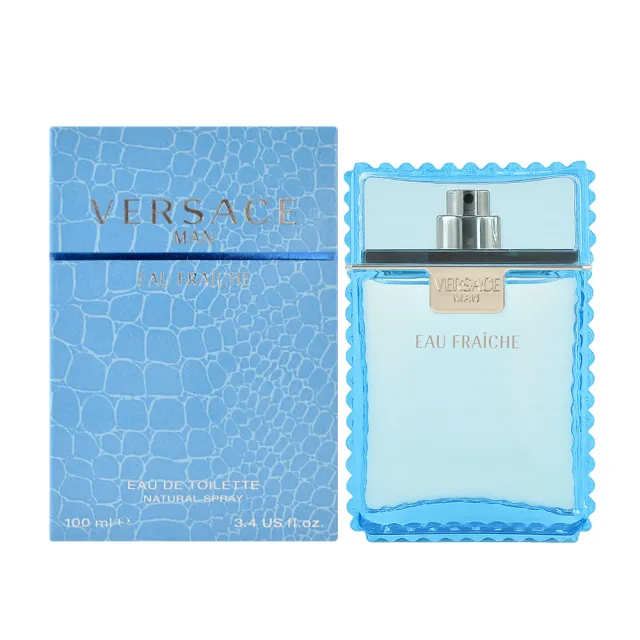 【VERSACE 凡賽斯】雲淡風輕男性淡香水 100ml(Man Eau Fraiche 專櫃公司貨)