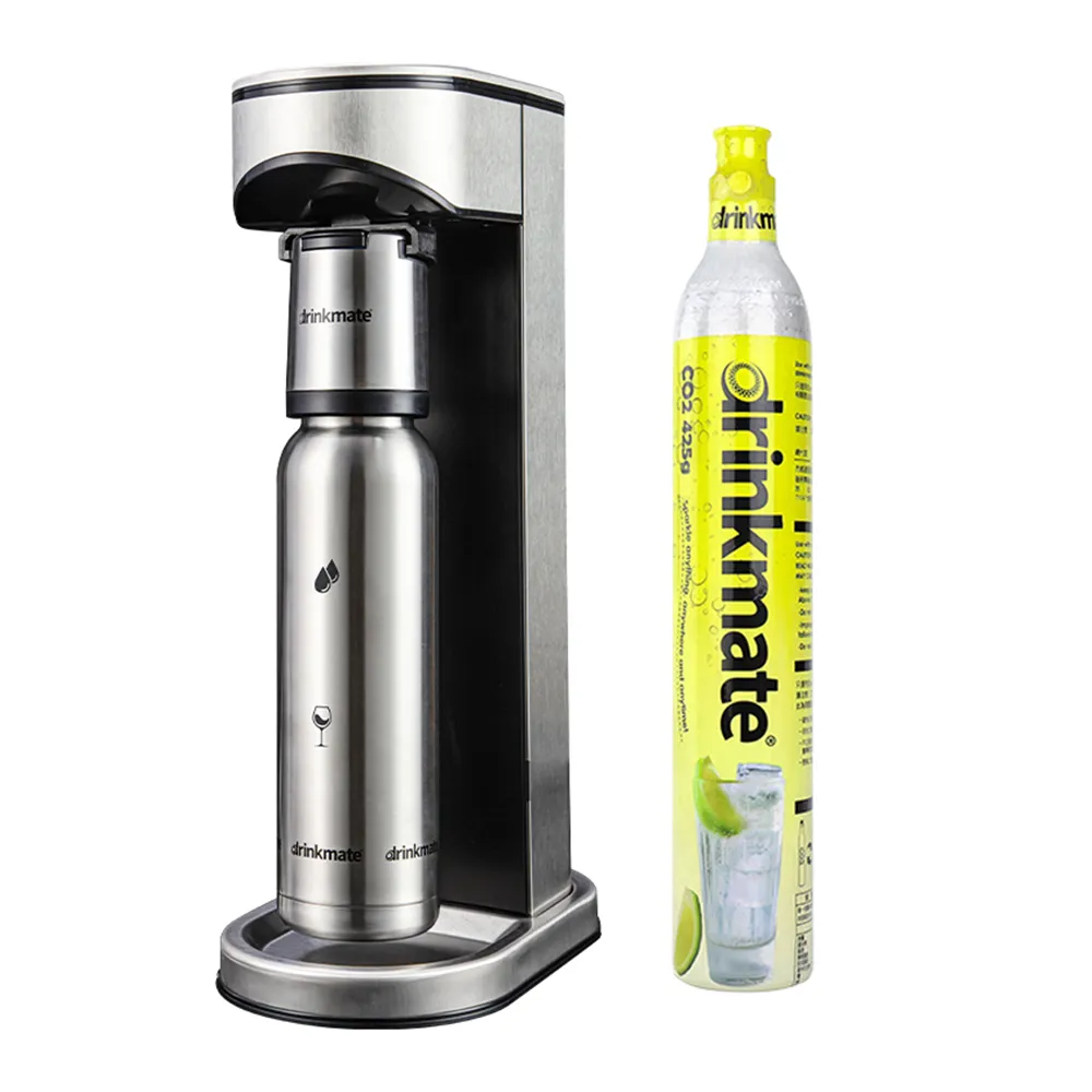 【美國Drinkmate】LUX 24Hrs保冷極光氣泡水機(兩段式洩壓 可打任何飲品)