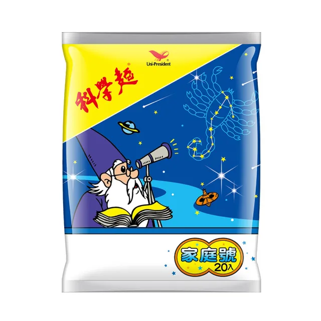 【科學麵】科學麵原味15gx20入Mini包x10袋/箱(中元)