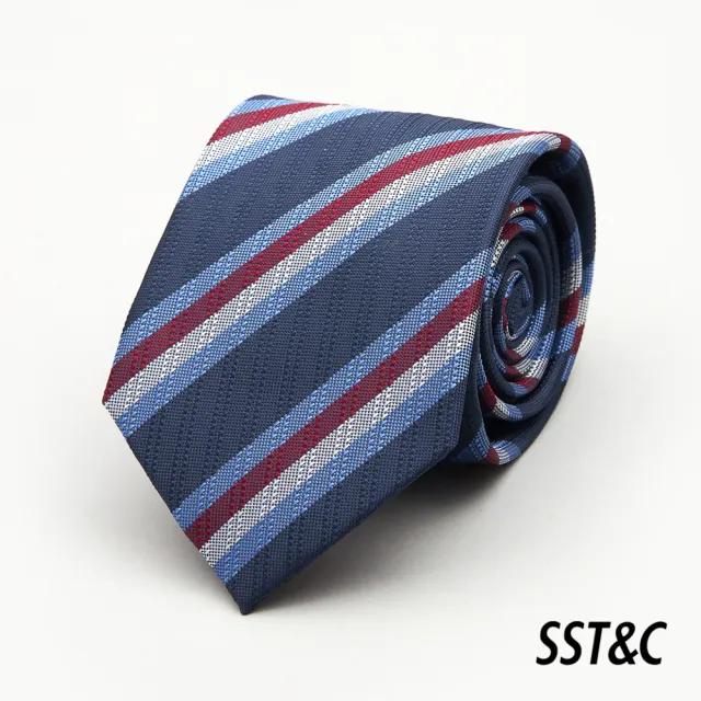 【SST&C】男款 條紋領帶8.2CM 2012203003(限時3折)