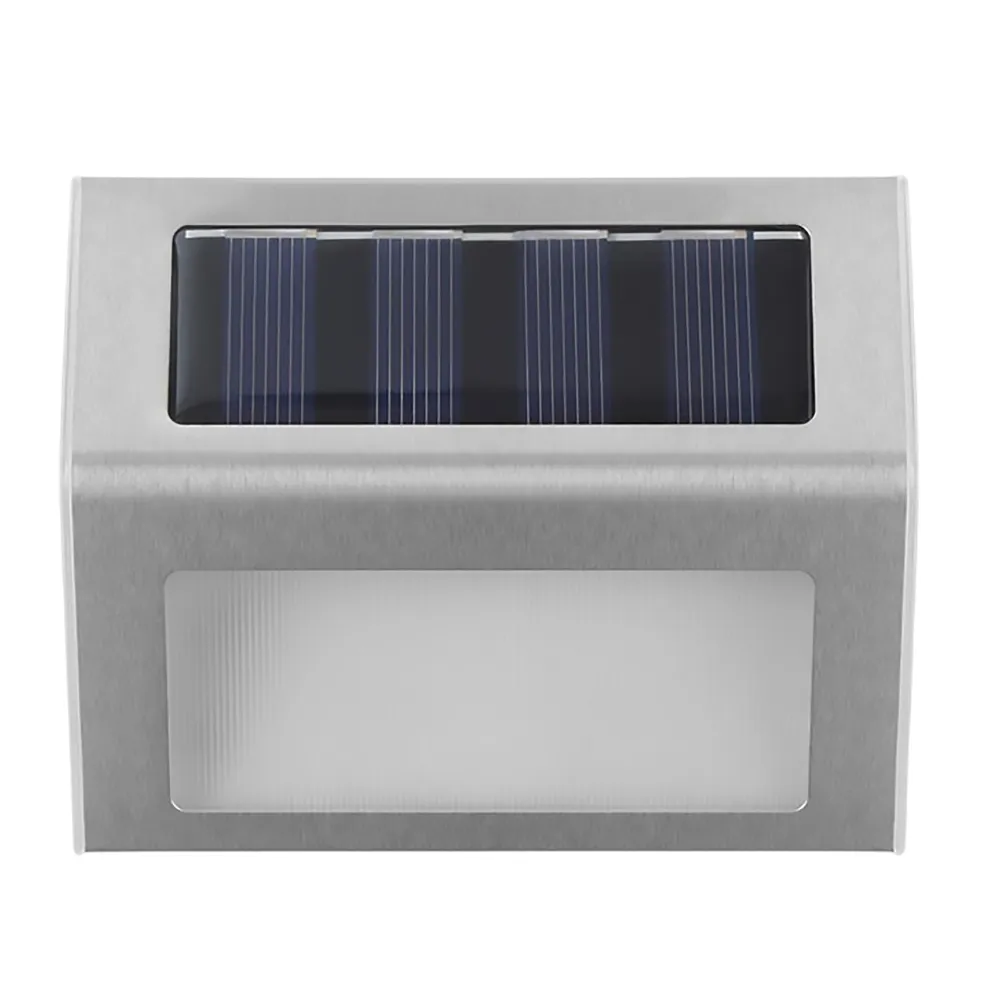 【智能控燈】太陽能防水6LED樓梯燈-暖光(LED燈 階梯燈 照明燈 裝飾燈 庭院燈 臺階燈 戶外燈 太陽能燈)