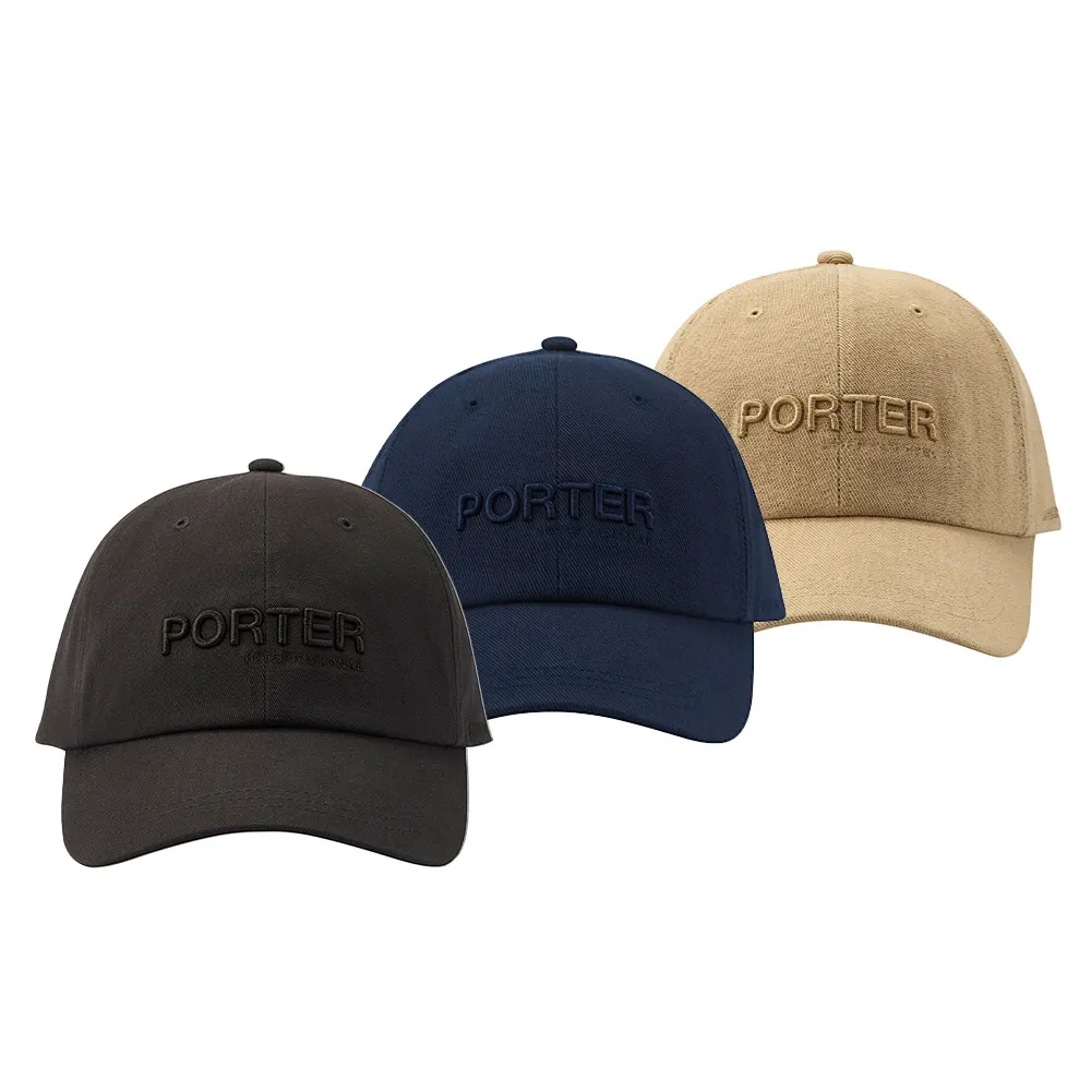 【PORTER INTERNATIONAL】經典Logo棒球帽(三色任選)