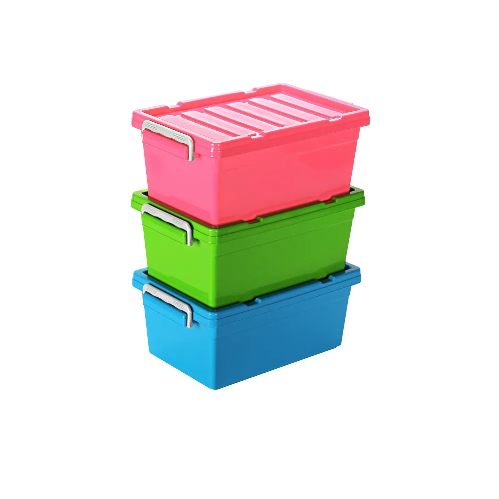 【KEYWAY 聯府】達拉整理箱7.5L-6入 藍/綠/紅(儲物 收納箱 炫彩玩色 MIT台灣製造)